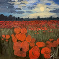 Poppy Field Oil Painting