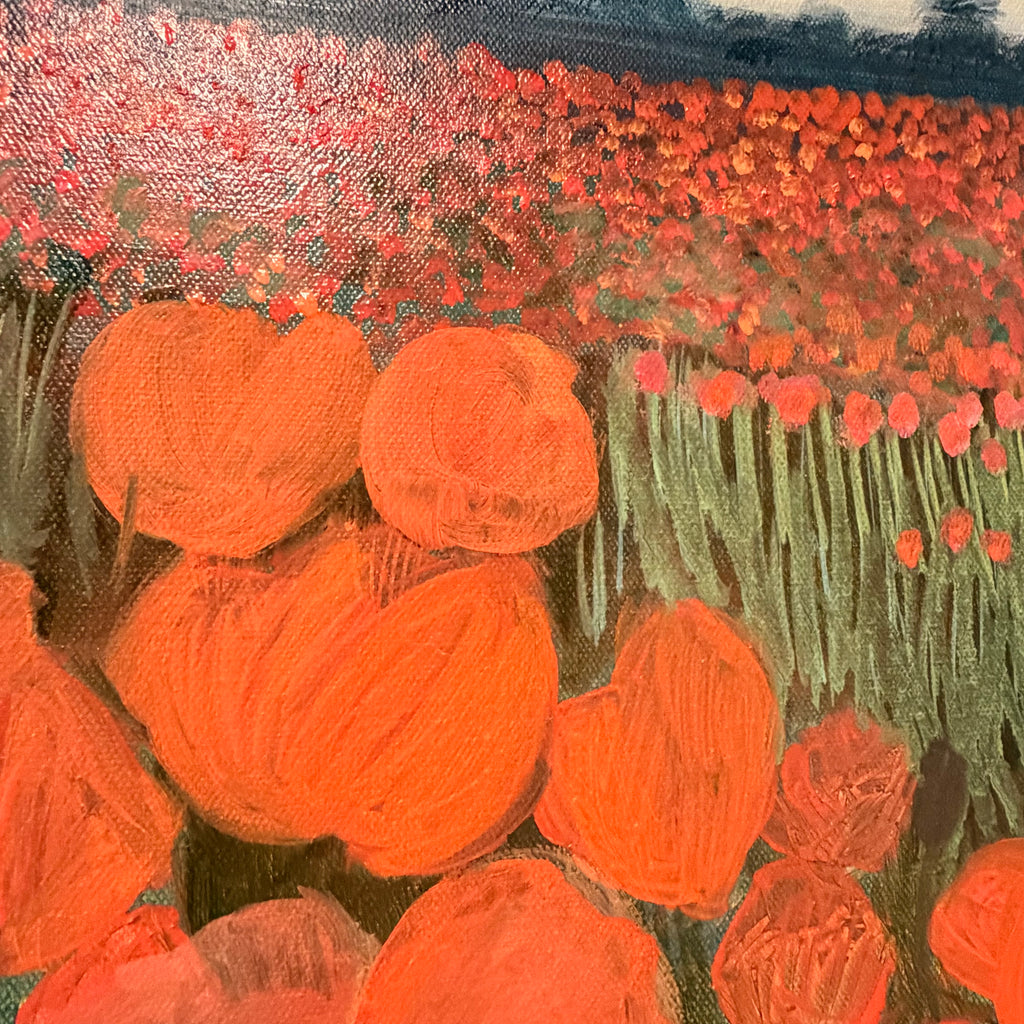 Poppy Field Oil Painting